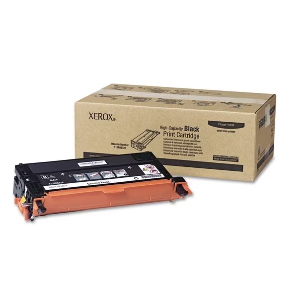 Toner Cartridge, 8000 Page, Black, Printer Series: Phaser, XEROX, Mfr# 113R00726
